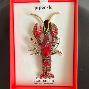 Piper K | Lobster Brooch 🦞